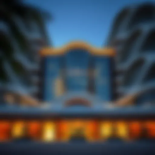 Stunning exterior view of the Bin Suloom Building showcasing its architectural design