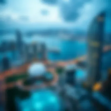 Panoramic view from Marina Pinnacle