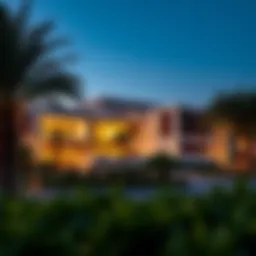 A stunning view of City Seasons Al Ain showcasing modern architecture and lush greenery
