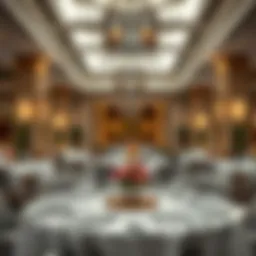 Luxurious restaurant interior in Al Barari