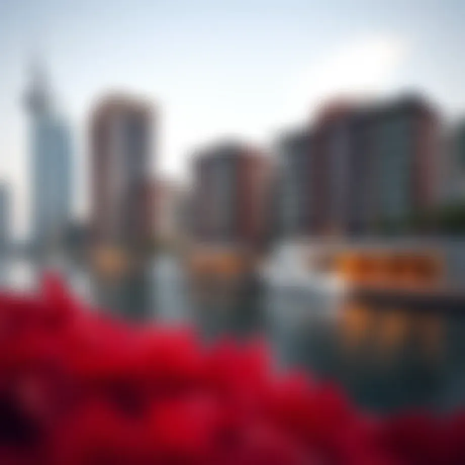 Stunning waterfront view of District One in Meydan