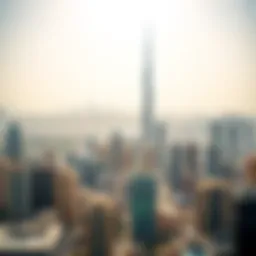 Breathtaking view of Dubai's skyline showcasing iconic skyscrapers