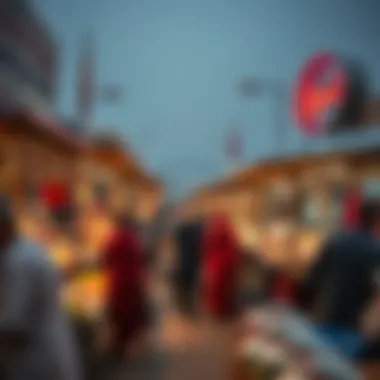 Cultural Hub: The Vibrant Atmosphere of the Market Bustling atmosphere at the market showcasing local culture