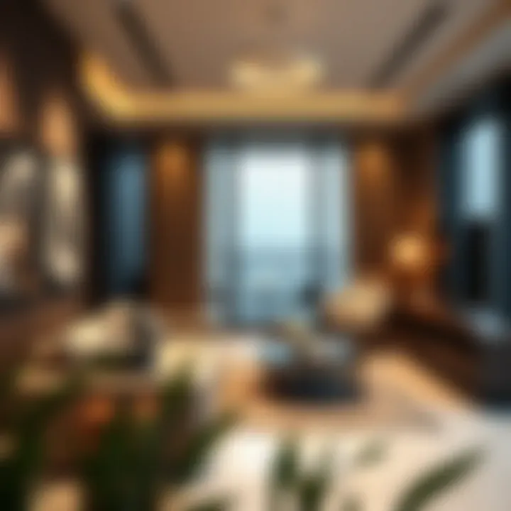 Stylish interior of a modern rental apartment in JVC