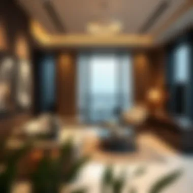 Modern Apartment Interior in Jumeirah Village Circle Stylish interior of a modern rental apartment in JVC