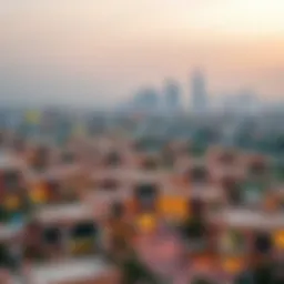 Panoramic view of Al-Nad Al-Hammar showcasing its modern skyline