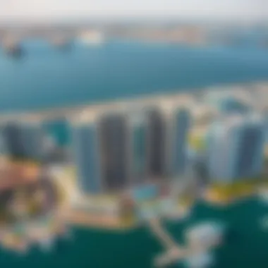 Sobha Realty Project Overview An aerial view of a prominent Sobha Realty project in Dubai Marina