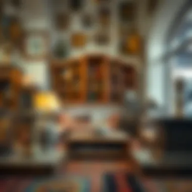 Handcrafted Furniture Pieces in Naif An assortment of handcrafted furniture pieces showcasing local artisanship