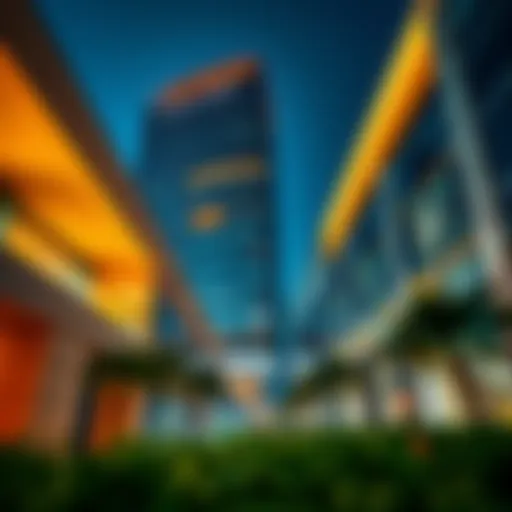 Modern architecture of Fast Business Center