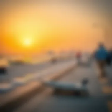 Sunset at Marina Beach A serene view of Marina Beach during sunset