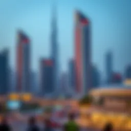 Stunning skyline of Dubai showcasing modern architecture
