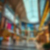 Exterior view showcasing the architectural design of Shrooq Mall