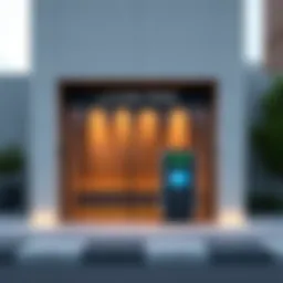 UAE Pass kiosk exterior showcasing modern design