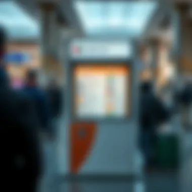 Services Offered by UAE Pass Kiosk Informational display on services offered by UAE Pass