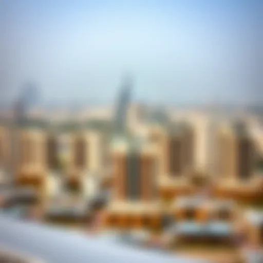 An overview of UAE skyline with focus on residency buildings