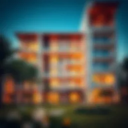 Luxurious facade of Vista Residences showcasing modern architecture