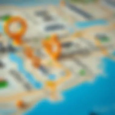 Map of Key Locations for Wasl Properties Map highlighting key locations of wasl properties